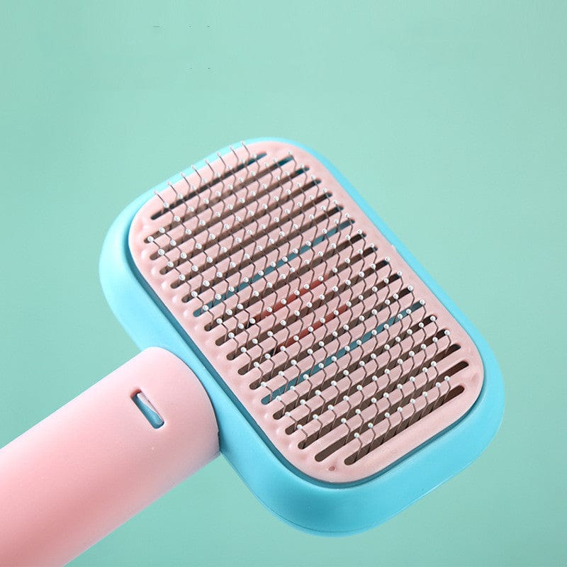 New Pet Cat Dog Hair Brush Hair Massage Comb Open-Knot Brush Grooming Cleaning Tool Stainless Steel Comb pet Vismera