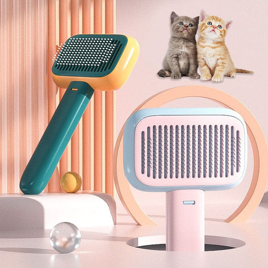 New Pet Cat Dog Hair Brush Hair Massage Comb Open-Knot Brush Grooming Cleaning Tool Stainless Steel Comb pet Vismera