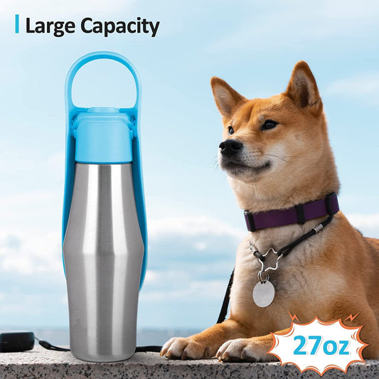New Portable Pet Dog Water Bottle Soft Silicone Leaf Design For Dog Pets Outdoor Travel Drinking Bowls Water Dispenser pet Vismera