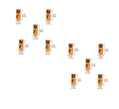 Dog Poop Bag Dog Poop Bag Poop Bag Pet Supplies pet Vismera Orange 10pc