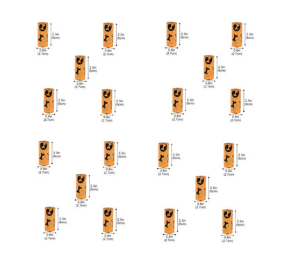 Dog Poop Bag Dog Poop Bag Poop Bag Pet Supplies pet Vismera Orange 20pc