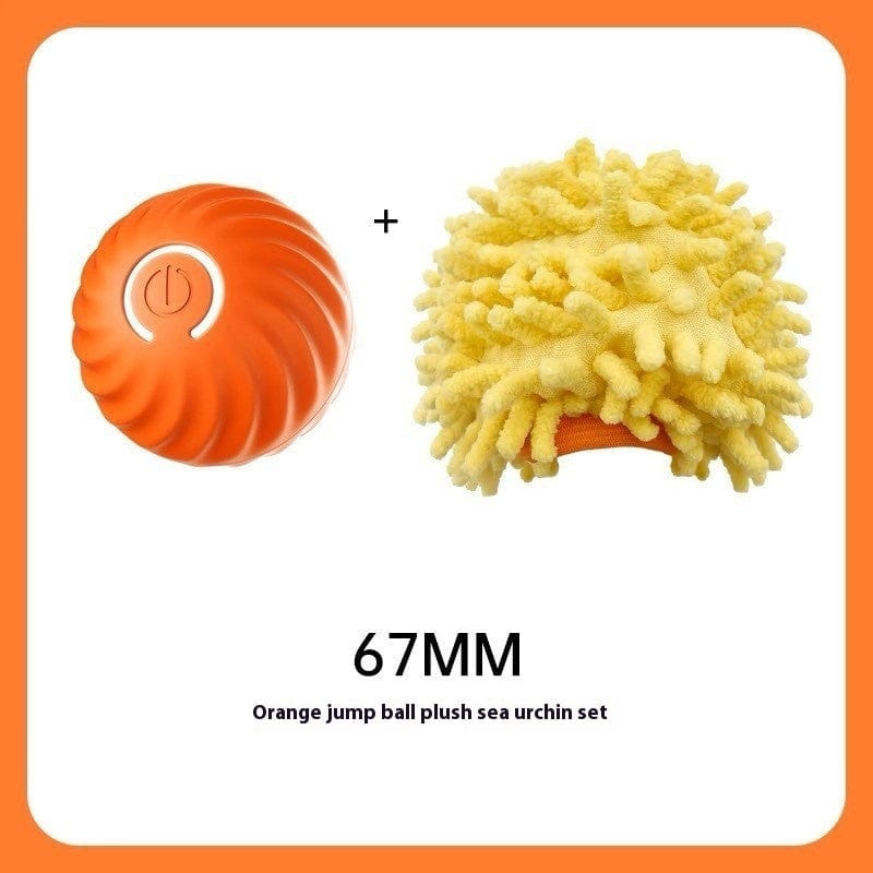 Pet Dog Rubber Ball Toys For Dogs Resistance To Bite Dog Chew Toys Puppy Pets Dogs Training Products pet Vismera Orange sea urchin sleeve 67mm
