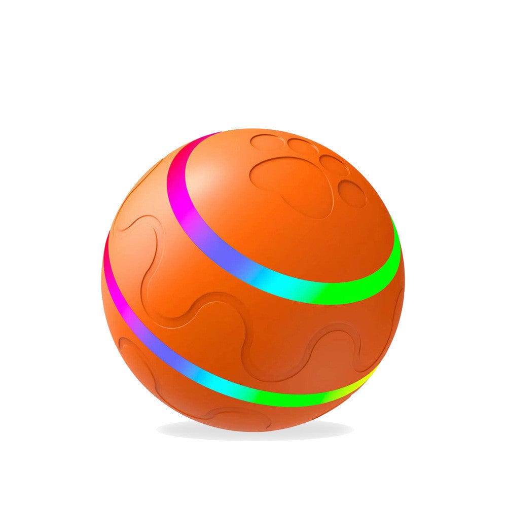 Pet New Cat Wicked Ball Toy Intelligent Ball USB Cat Toys Self Rotating Ball Automatic Rotation Ball pet Vismera Orange Self hi version