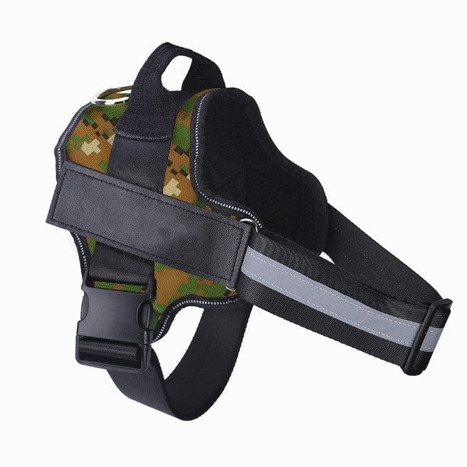 Personalized Dog Harness NO PULL Reflective Breathable Adjustable Pet Harness Vest For Small Large Dog Custom Patch Pet Supplies pet Vismera