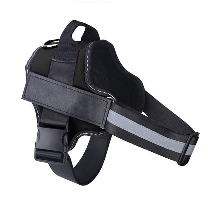 Personalized Dog Harness NO PULL Reflective Breathable Adjustable Pet Harness Vest For Small Large Dog Custom Patch Pet Supplies pet Vismera