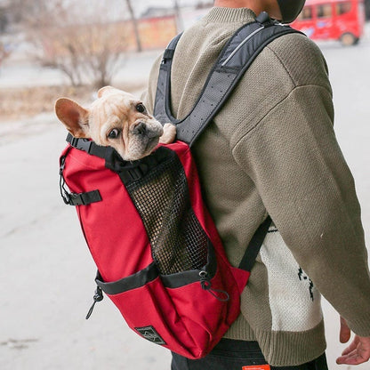 Pet Dog Carrier Bag Carrier For Dogs Backpack Out Double Shoulder Portable Travel Backpack Outdoor Dog Carrier Bag Travel pet Vismera