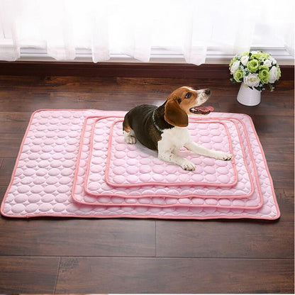 Pet Dog Cat Ice Silk Cold Nest Pad For Cooling In Summer pet Vismera