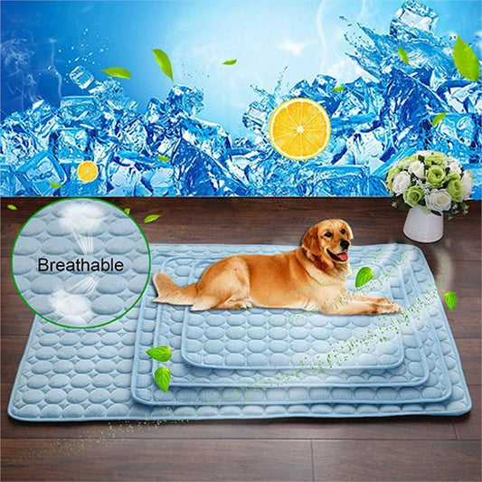 Pet Dog Cat Ice Silk Cold Nest Pad For Cooling In Summer pet Vismera