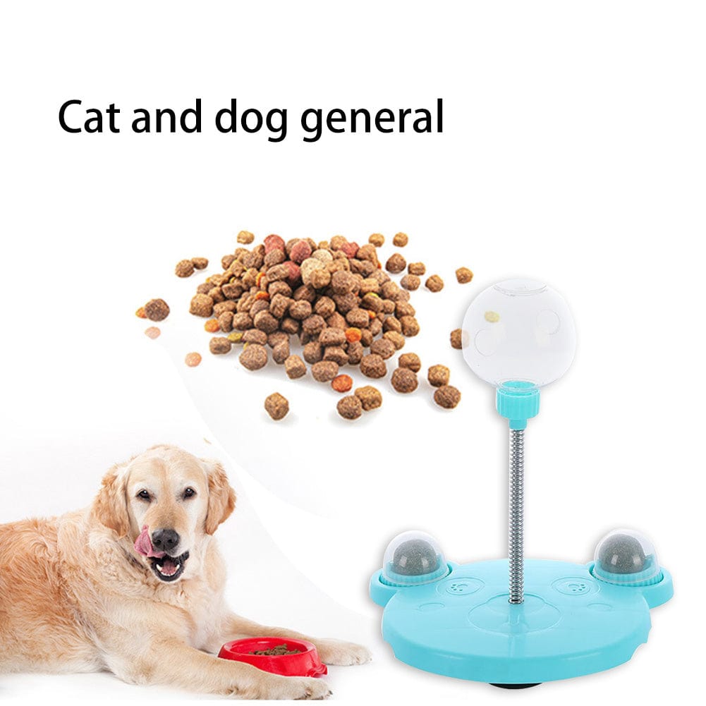 Pet Feeder Cat Toy Pets Leaking Food Ball Self-Playing Tumbler Funny Swing Feeder Puzzle Toys Playing Training Dispenser Bowl pet Vismera