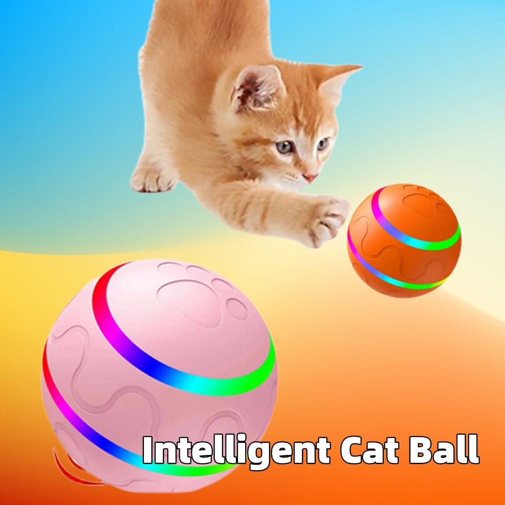 Pet New Cat Wicked Ball Toy Intelligent Ball USB Cat Toys Self Rotating Ball Automatic Rotation Ball pet Vismera