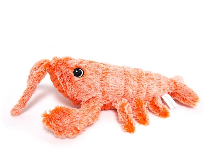 Pet Toys Electric Jumping Shrimp USB Charging Simulation Lobster Funny Cat Plush Pets Toy pet Vismera