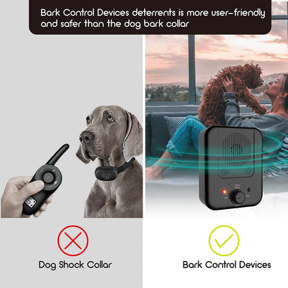 Pets Dog Anti Barking Device Pet Dog Ultrasonic Anti Barking Collars Repeller Outdoor Dogs Stop No Bark Control Training Device Supplies pet Vismera