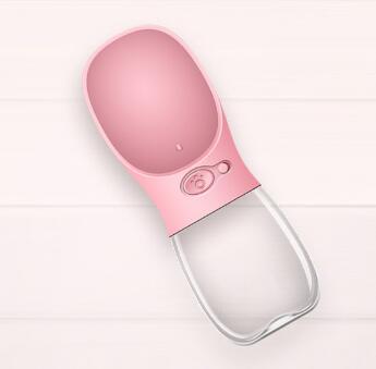 Pet Water Cup Outdoor Portable Water Bottle pet Vismera Pink 350ML