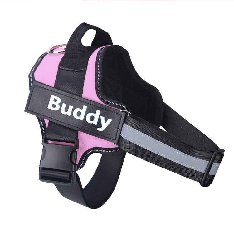 Personalized Dog Harness NO PULL Reflective Breathable Adjustable Pet Harness Vest For Small Large Dog Custom Patch Pet Supplies pet Vismera