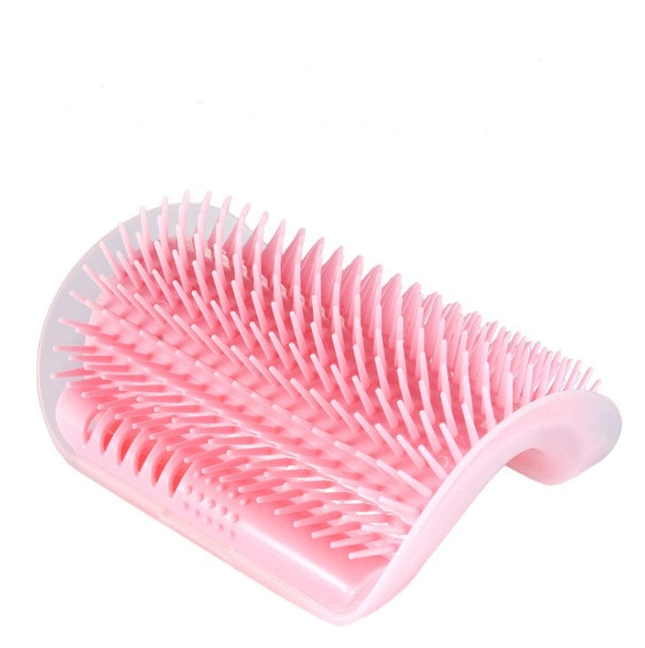 Cat Self-Grooming Brush Pet Wall Rubbing Device pet Vismera Pink