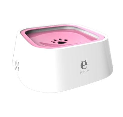 Portable Dog Bowl Pet Floating Bowl Splash-proof pet Vismera Pink