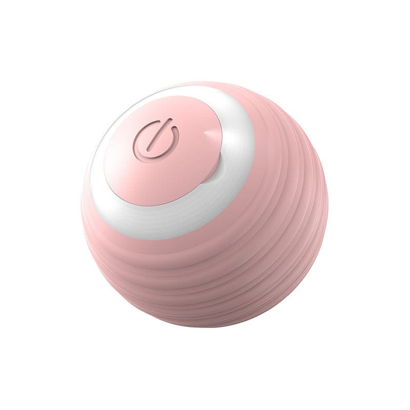 Automatic Moving Bouncing Rolling Ball Smart Cat Toy Ball Self-Moving Kitten Toy For Indoor Cat Kitten pet Vismera Pink Rechargeable