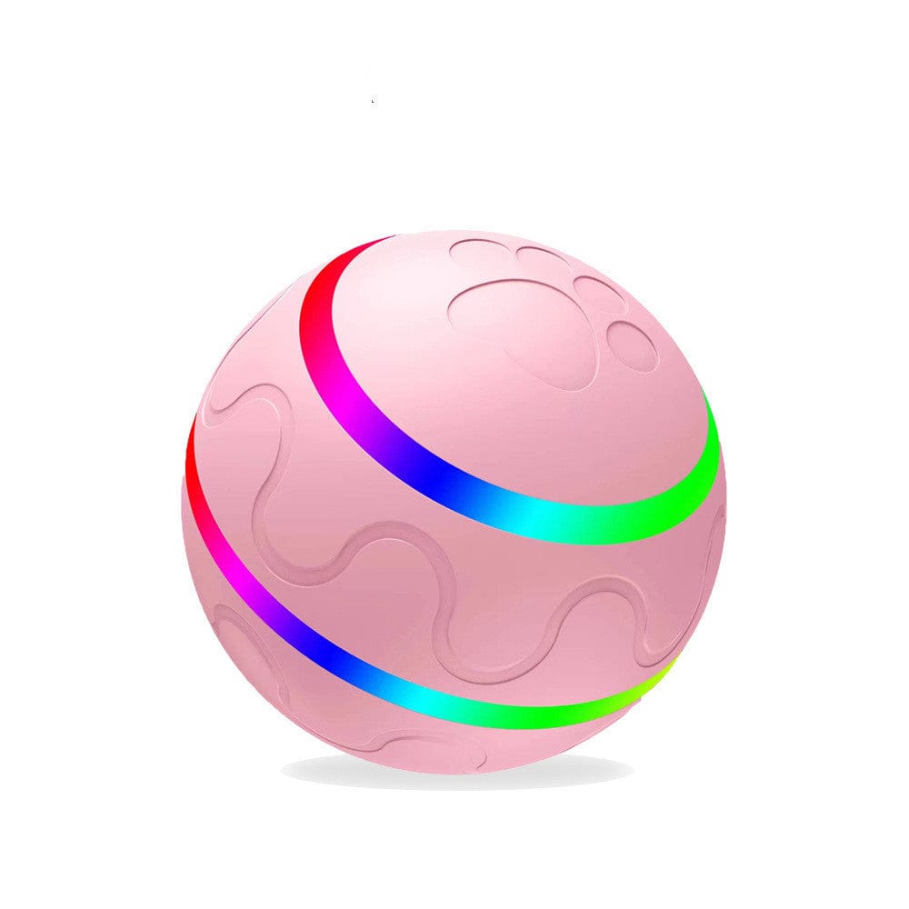 Pet New Cat Wicked Ball Toy Intelligent Ball USB Cat Toys Self Rotating Ball Automatic Rotation Ball pet Vismera Pink Self hi version