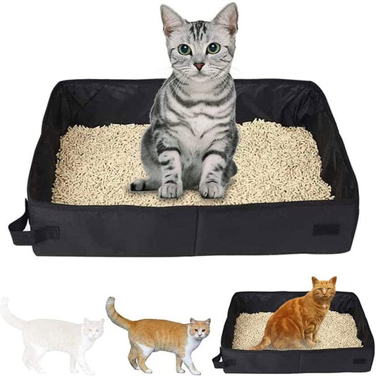 Portable Cat Litter Box Foldable To Carry pet Vismera