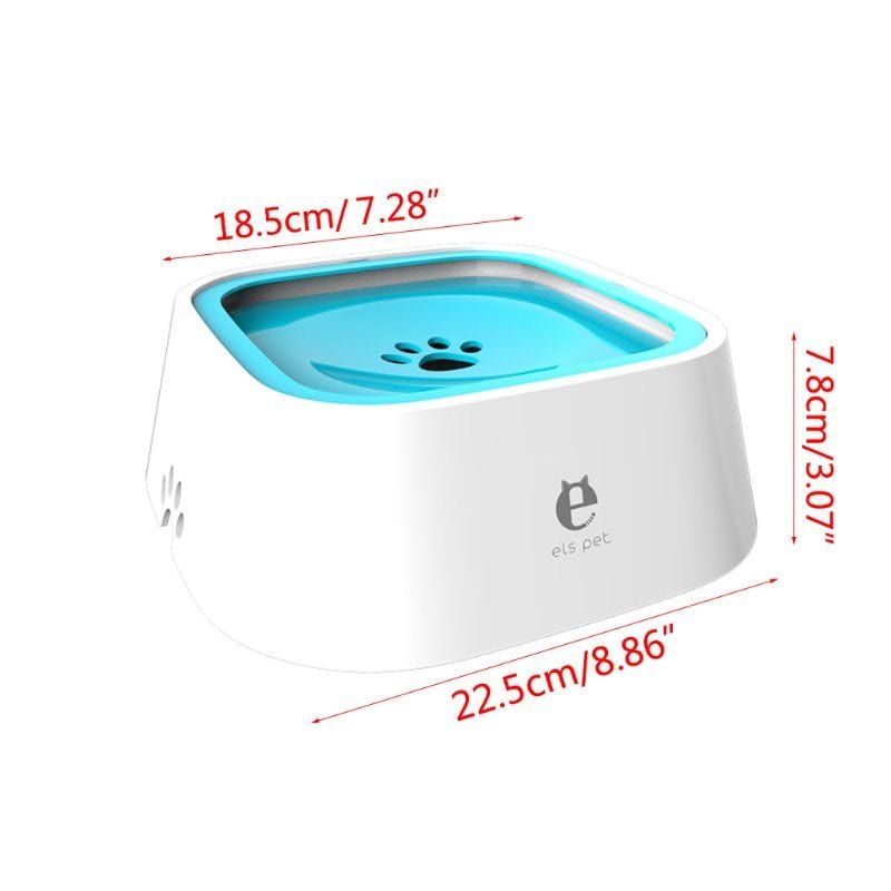 Portable Dog Bowl Pet Floating Bowl Splash-proof pet Vismera