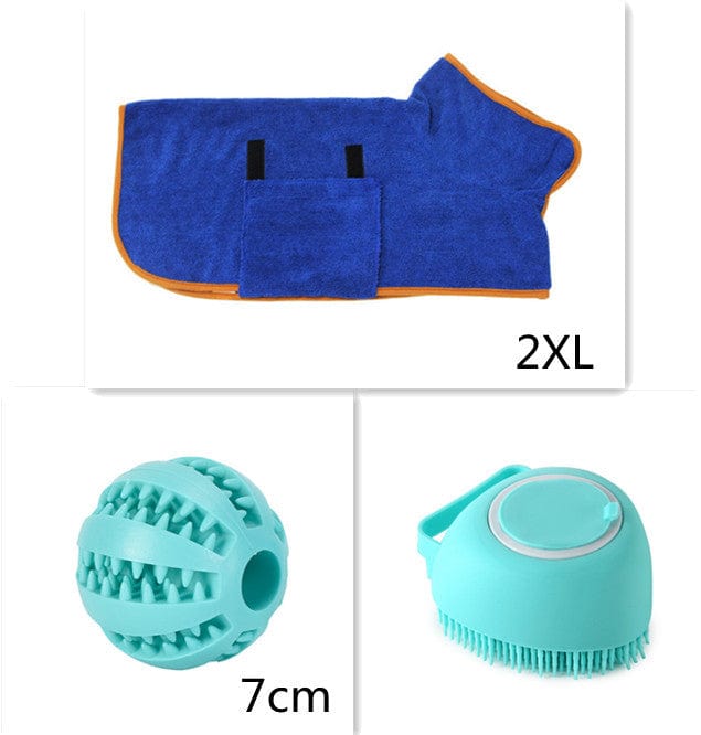 fashion novaa pet Set1 / Heartshaped Silicone Dog Bath Massage Gloves Brush Pet Cat Bathroom Cleaning Tool Comb Brush For Dog Can Pour Shampoo Dog Grooming Supplies