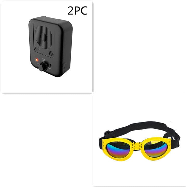 Pets Dog Anti Barking Device Pet Dog Ultrasonic Anti Barking Collars Repeller Outdoor Dogs Stop No Bark Control Training Device Supplies pet Vismera Set12