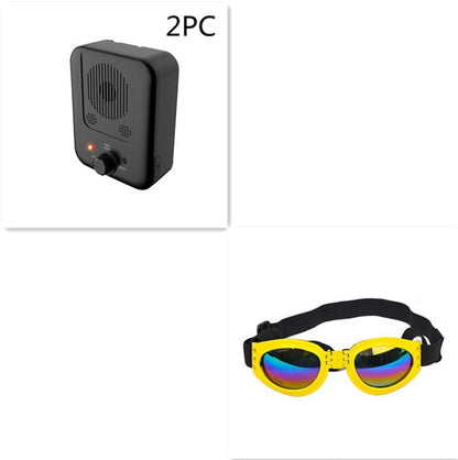 Pets Dog Anti Barking Device Pet Dog Ultrasonic Anti Barking Collars Repeller Outdoor Dogs Stop No Bark Control Training Device Supplies pet Vismera Set12