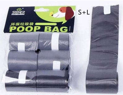 fashion novaa pet Set25 / Garbage bag S and L Dog Pet Travel Foldable Pooper Scooper With 1 Roll Decomposable bags Poop Scoop Clean Pick Up Excreta Cleaner Epacket Shipping