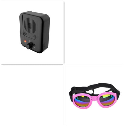 Pets Dog Anti Barking Device Pet Dog Ultrasonic Anti Barking Collars Repeller Outdoor Dogs Stop No Bark Control Training Device Supplies pet Vismera Set3