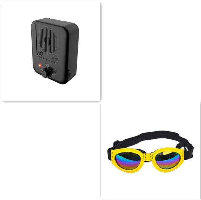 Pets Dog Anti Barking Device Pet Dog Ultrasonic Anti Barking Collars Repeller Outdoor Dogs Stop No Bark Control Training Device Supplies pet Vismera Set6