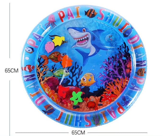 Summer Cooling Pet Water Bed Cushion Ice Pad Dog Sleeping Square Mat For Puppy Dogs Cats Pet Kennel Cool Cold pet Vismera Shark Pirate Ship 65cm 1PCS