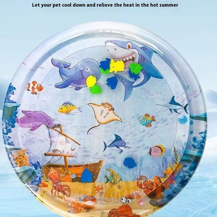 Summer Cooling Pet Water Bed Cushion Ice Pad Dog Sleeping Square Mat For Puppy Dogs Cats Pet Kennel Cool Cold pet Vismera