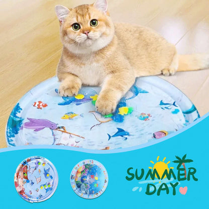 Summer Cooling Pet Water Bed Cushion Ice Pad Dog Sleeping Square Mat For Puppy Dogs Cats Pet Kennel Cool Cold pet Vismera