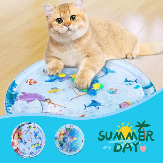 Summer Cooling Pet Water Bed Cushion Ice Pad Dog Sleeping Square Mat For Puppy Dogs Cats Pet Kennel Cool Cold pet Vismera