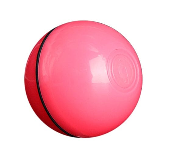 LED Laser Electronic Rolling Pet Funny Cat Toy Ball pet Vismera USB Pink
