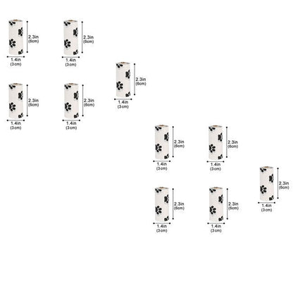 fashion novaa pet White 10pc Dog Poop Bag Dog Poop Bag Poop Bag Pet Supplies