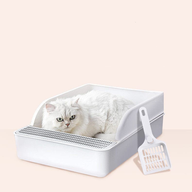 Semi-enclosed litter box pet Vismera