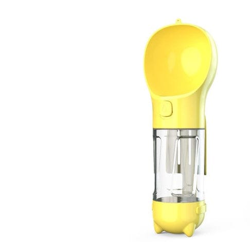 Pet Multi-functional Water Bottle pet Vismera Yellow