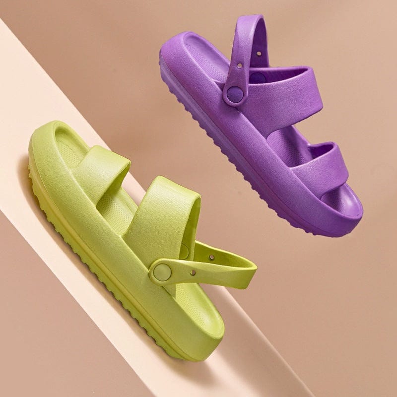 Adjustable Shoes For Women Men Sandals 3cm Thick Bottom Slippers Outdoor shoes fashion novaa