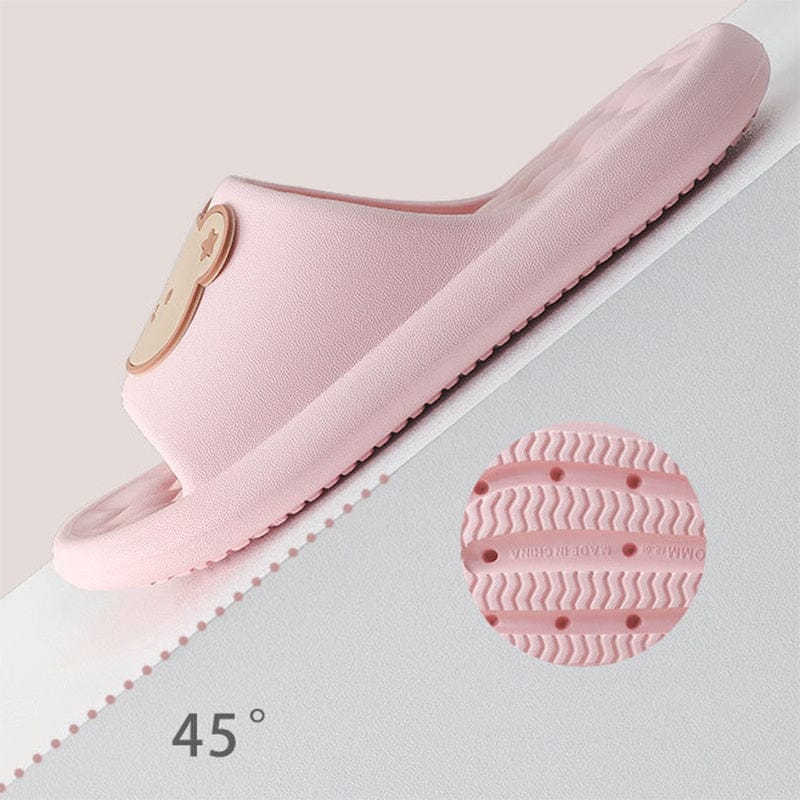 Bear Home Shoes Sole Bubble Design Massage Slippers Soft Bathroom Slippers shoes fashion novaa