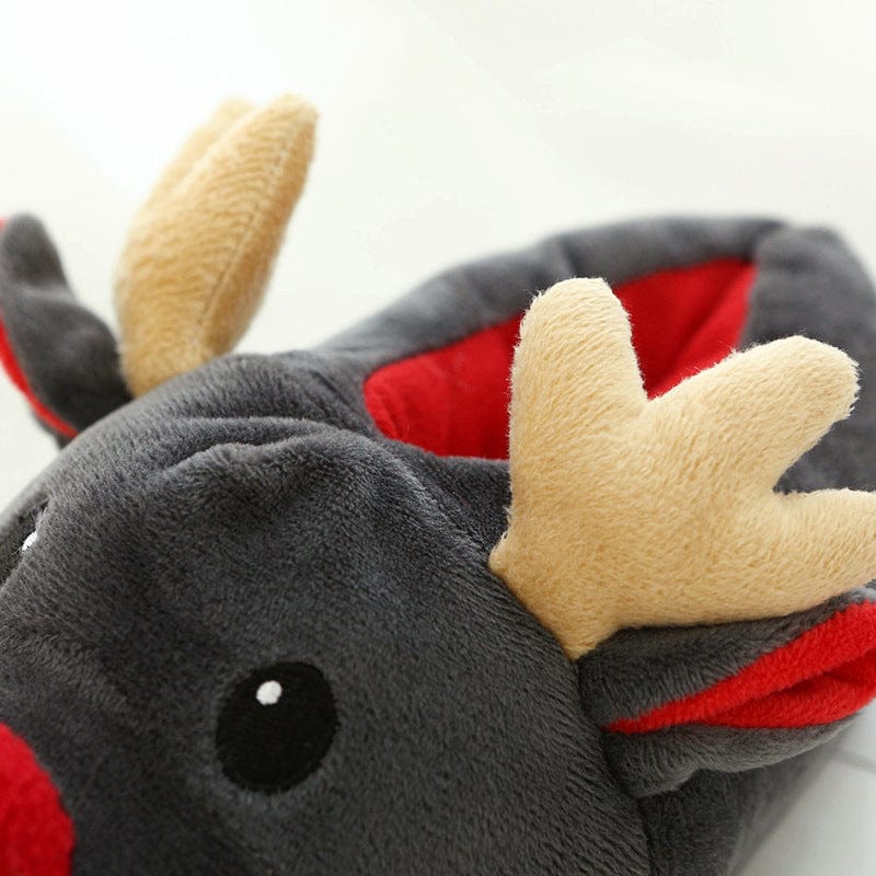 Christmas Shoes Cute Elk Home Slippers shoes fashion novaa