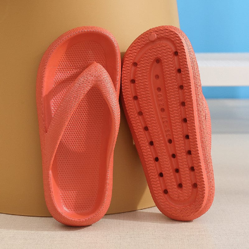 Clip Toe Shoes Eva Non-Slip Slippers Soft Sole Flip Flops Women Thick Bottom Bathroom Slides Summer shoes fashion novaa
