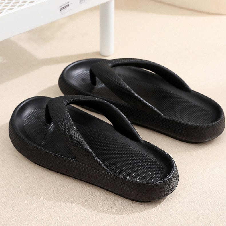 Clip Toe Shoes Eva Non-Slip Slippers Soft Sole Flip Flops Women Thick Bottom Bathroom Slides Summer shoes fashion novaa