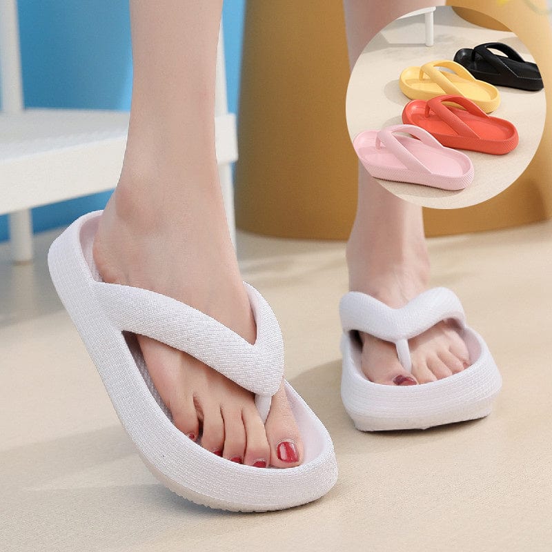 Clip Toe Shoes Eva Non-Slip Slippers Soft Sole Flip Flops Women Thick Bottom Bathroom Slides Summer shoes fashion novaa