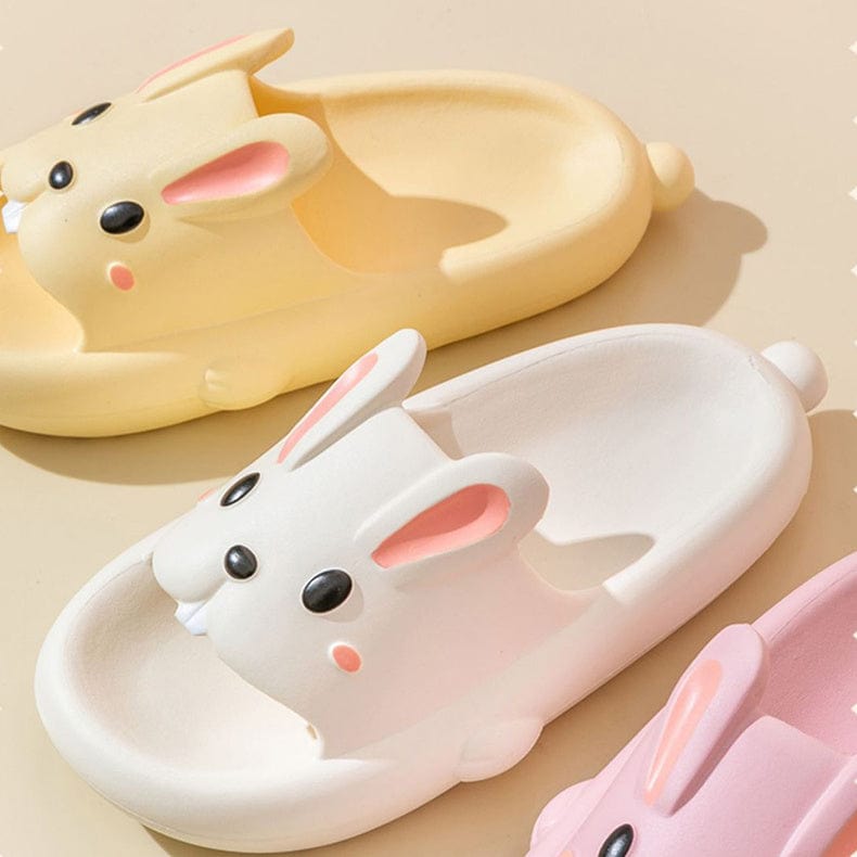 Cute Rabbit Slippers For Kids Women Summer Home Shoes Bathroom Slippers shoes fashion novaa