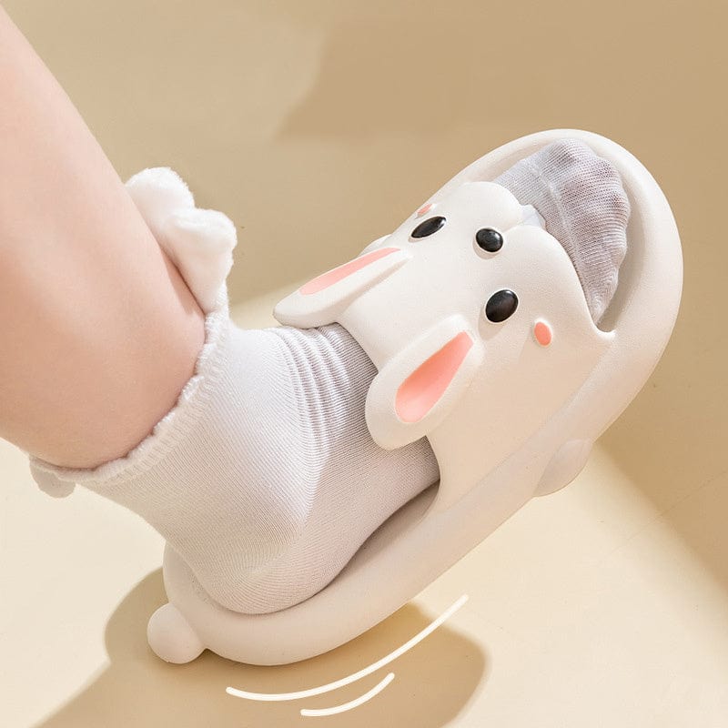Cute Rabbit Slippers For Kids Women Summer Home Shoes Bathroom Slippers shoes fashion novaa