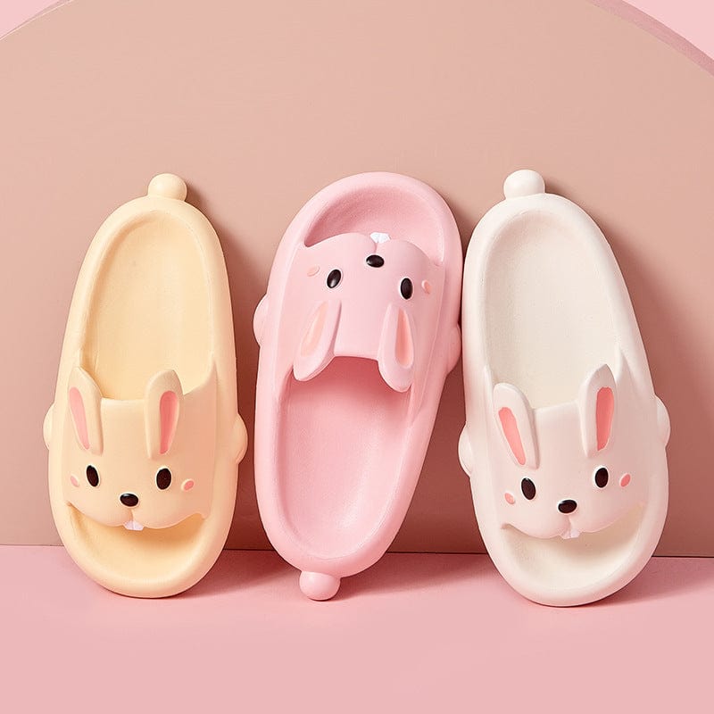 Cute Rabbit Slippers For Kids Women Summer Home Shoes Bathroom Slippers shoes fashion novaa