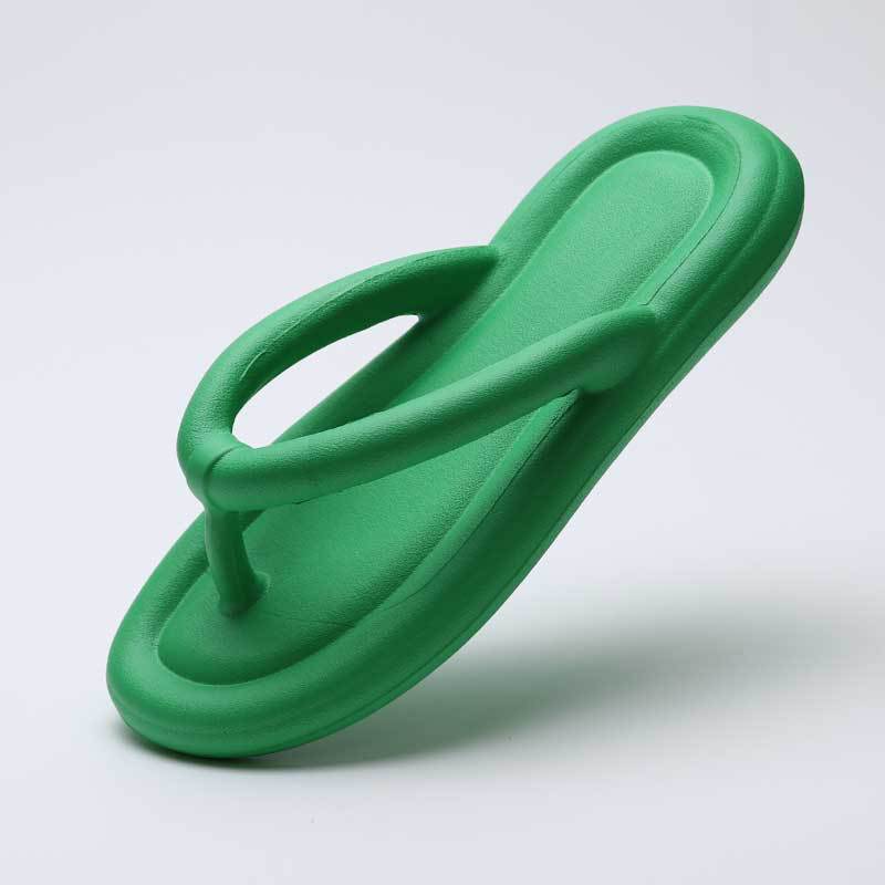 Beach Flip Flops Summer Indoor And Outdoor Non-slip EVA Slippers Home Shoes shoes fashion novaa Dark green 36to37
