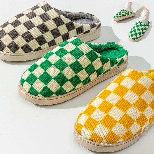 Gradient Slippers Plush Winter Shoes Women House Bedroom Slippers shoes fashion novaa