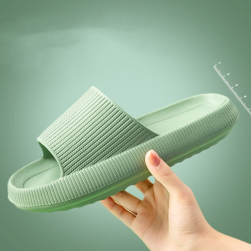 26-45 Size Hot EVA Shoes For Women Slippers Soft Soles Summer Bathroom Slippers shoes fashion novaa Green 34and35